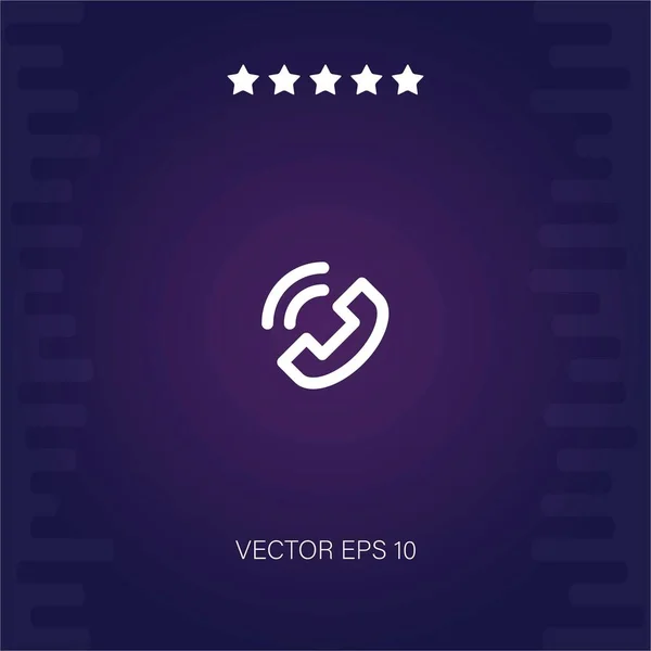 Anruf Vektor Symbol — Stockvektor
