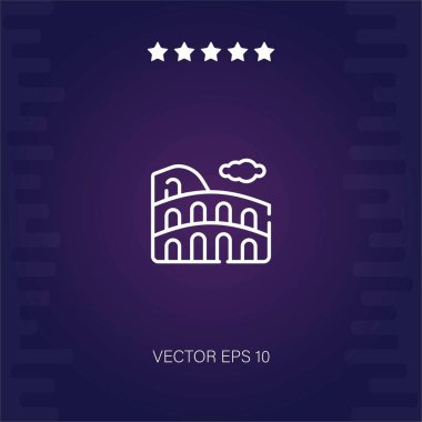 Roma vektör simgesi modern illüstrasyon