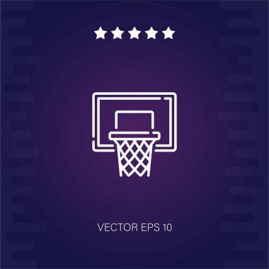 Basketbol vektör simgesi modern illüstrasyon