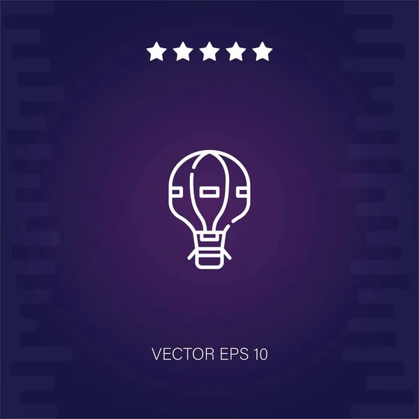 Icône Vecteur Ballon Air Illustration Moderne — Image vectorielle