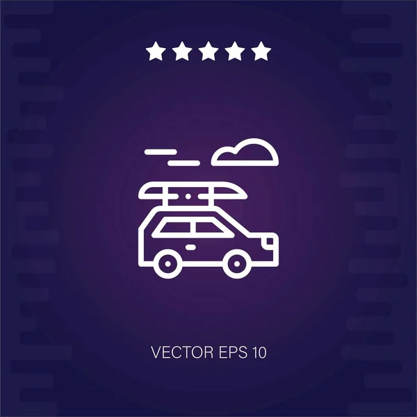 Auto Vektor Ikone Moderne Illustration — Stockvektor