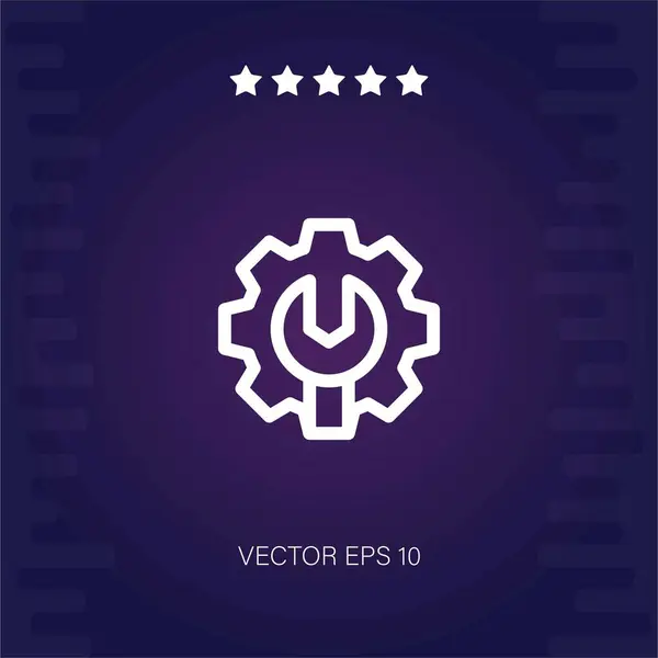 Admin Vector Icono Moderno Illustartion — Vector de stock