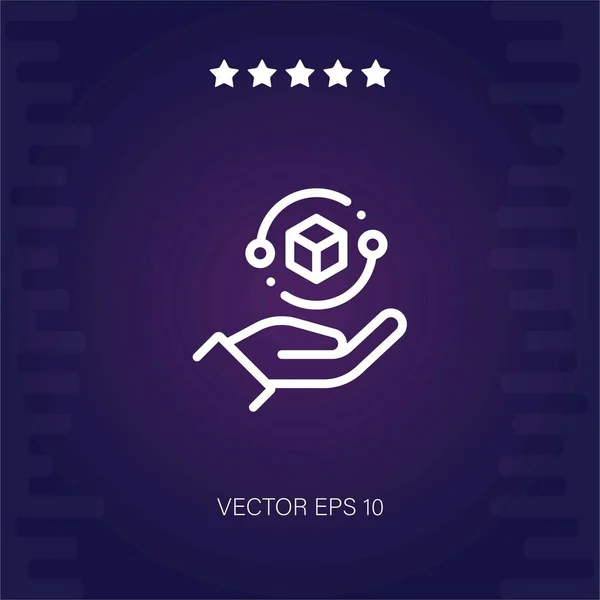Big Data Vector Icono Ilustración Moderna — Vector de stock