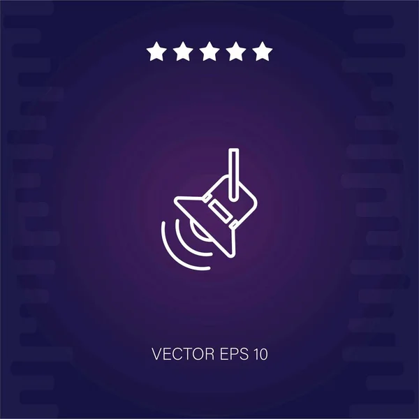 Disco Luz Vector Icono Ilustración Moderna — Vector de stock