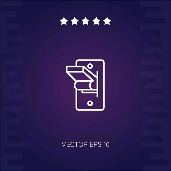 Interruptor Icono Vectorial Ilustración Moderna — Vector de stock