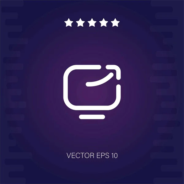 Icono Vector Crecimiento Ilustración Moderna — Vector de stock