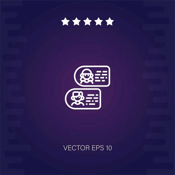 Client Vektor Symbol Moderner Illustrator — Stockvektor