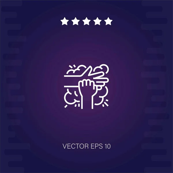 Векторная Иконка Мытья Рук — стоковый вектор