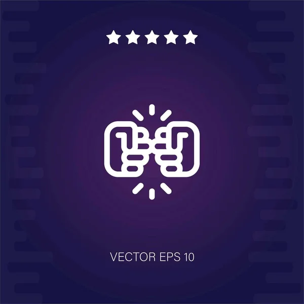 Saludo Icono Vectorial Ilustración Moderna — Vector de stock