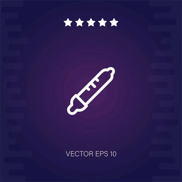 Pipette Vektor Symbol Moderne Illustration — Stockvektor