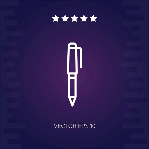 Stift Vektor Symbol Moderne Illustration — Stockvektor