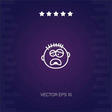 umutsuz vektör simgesi modern illüstrasyon