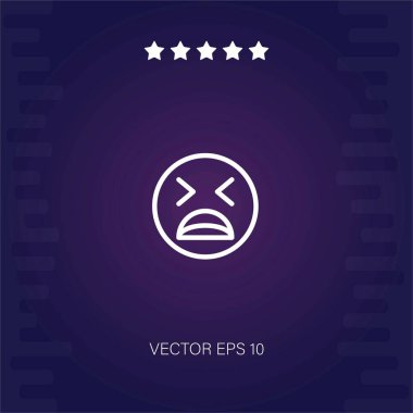 umutsuz vektör simgesi modern illüstrasyon