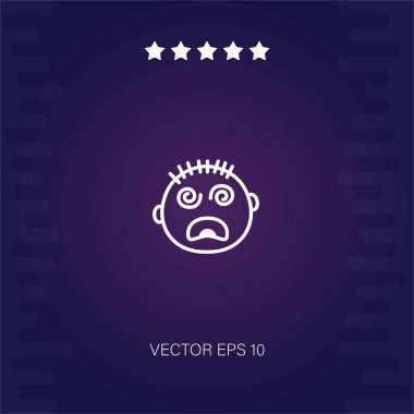 Zayıf vektör simgesi modern illüstrasyon