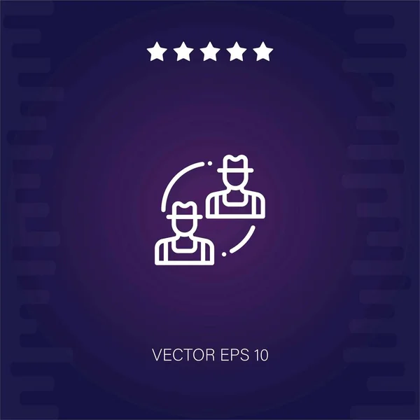 Connect Vektor Symbol Moderne Illustration — Stockvektor