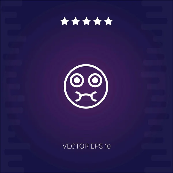 Vector Enfermo Icono Ilustración Moderna — Vector de stock