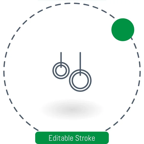 아이콘 Editable Stroke Outline 아이콘 Web Mobile — 스톡 벡터