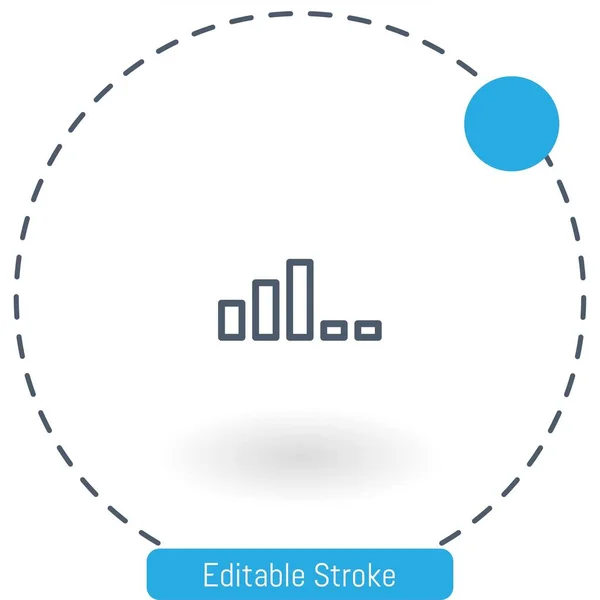 Volume Vektor Symbol Editierbare Umrisssymbole Für Web Und Mobile — Stockvektor