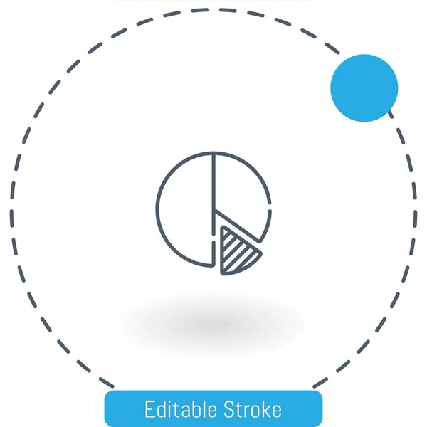 아이콘 Editable Stroke Outline 아이콘 Web Mobile — 스톡 벡터