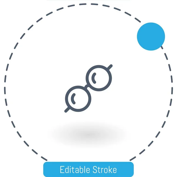 아이콘 Editable Stroke Outline 아이콘 Web Mobile — 스톡 벡터