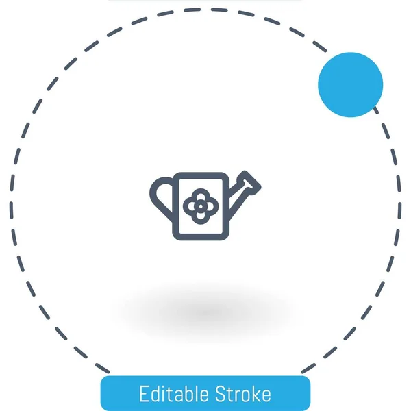 Sprinkler Vector Icon Editable Stroke Outline Icons Web Mobile — Stock Vector