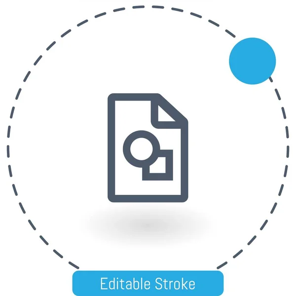 Google Drawings Vector Icon Editable Stroke Outline Icons Web Mobile Royalty Free Stock Illustrations