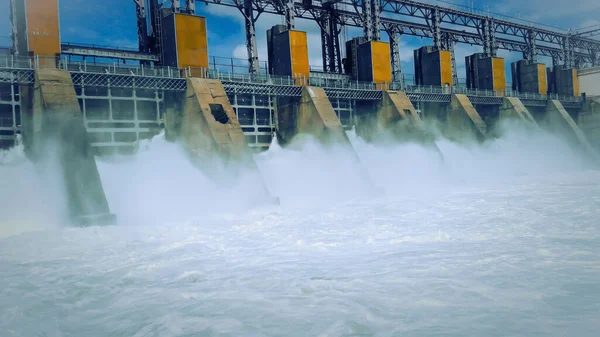 Moldova Cumhuriyeti Dinyester Nehri Üzerindeki Dubasari Hidroelektrik Santrali Ucuz Çevre — Stok fotoğraf