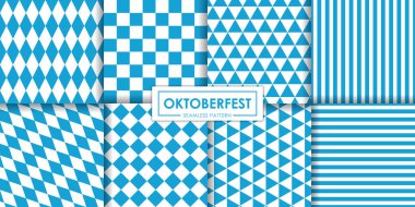 Oktoberfest kusursuz şablon taşıyıcı koleksiyonu, dekoratif duvar kağıdı.