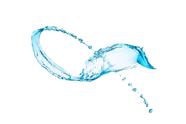 Splash Water White Background Isolated — Stock Photo, Image