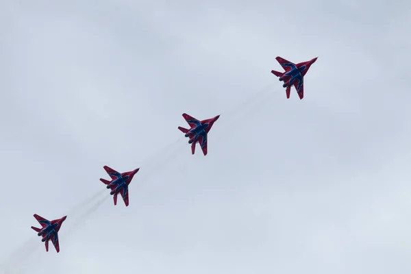 Ciudad Kostroma Estado Kostroma País Rusia Grupo Aviación Acrobacias Aéreas —  Fotos de Stock