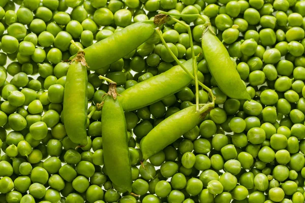 Groene erwten kernels — Stockfoto