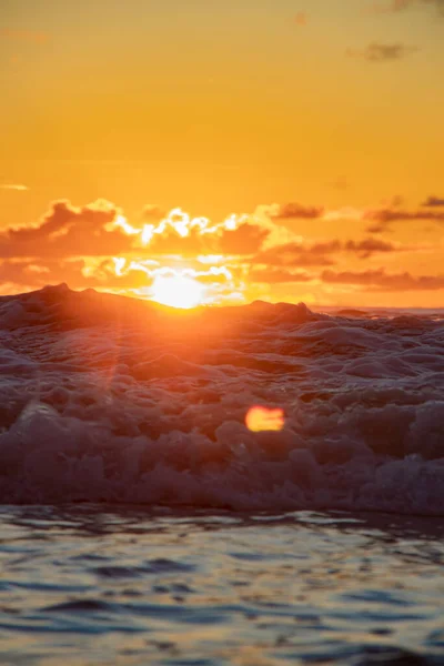 Sonnenaufgang Einem Strand — Stockfoto