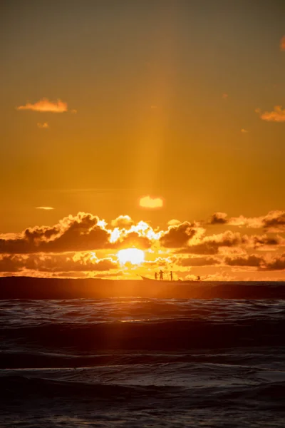 Sonnenaufgang Einem Strand — Stockfoto