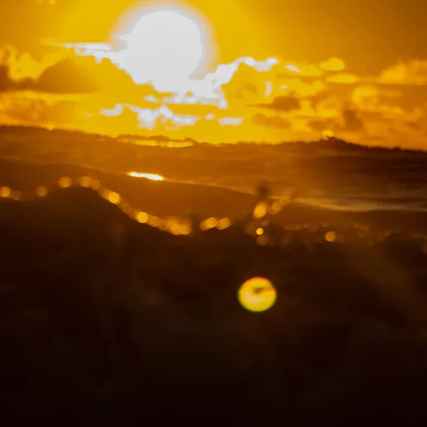 Sonnenaufgang Einem Strand — Stockfoto