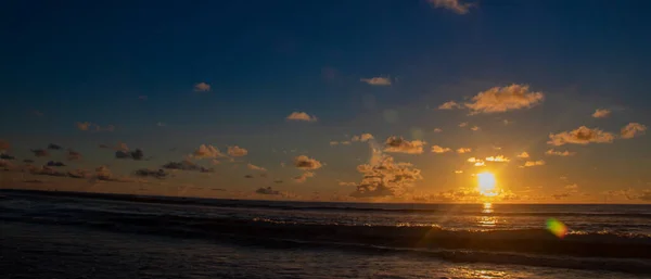 Lever Soleil Dans Une Plage — Photo