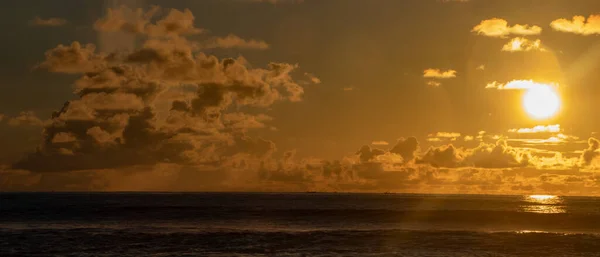 Sonnenaufgang Einem Strand — Stockfoto