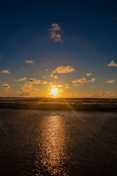 Sonnenaufgang Einem Strand — Stockfoto