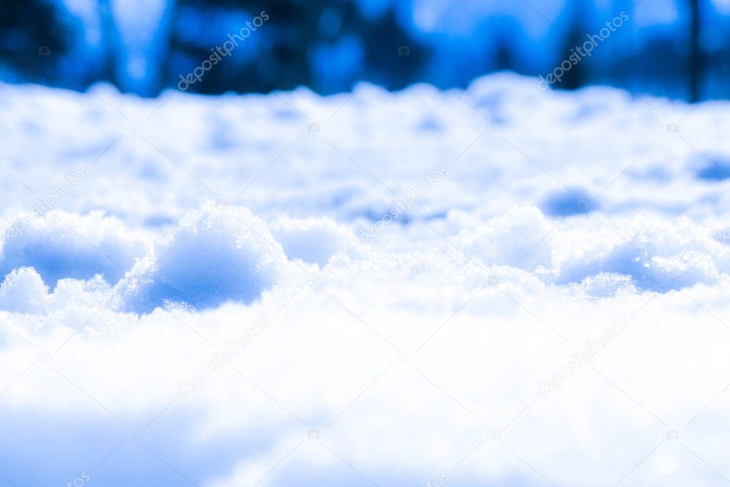 Close up of Snow