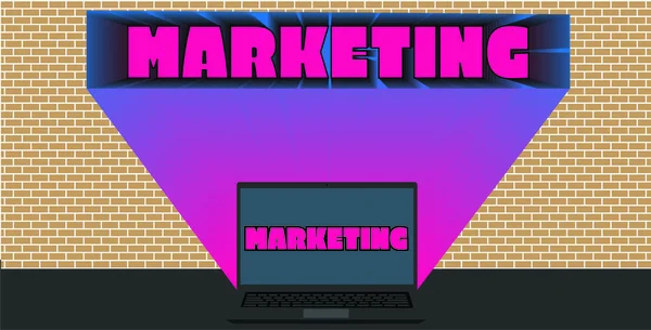 Penetrar Canal Marketing — Vector de stock