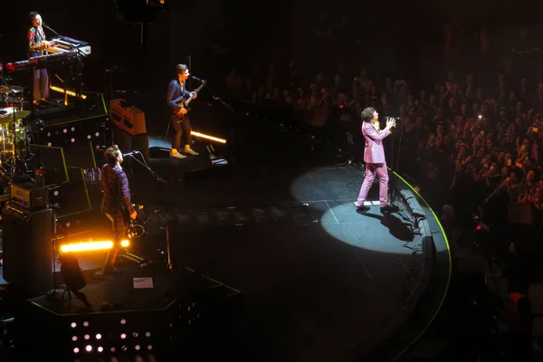 Milan Italy April 2018 English Pop Singer Harry Styles Performs — Stock Photo, Image