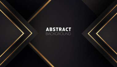 Sarı ve koyu renk arkaplan şablonu