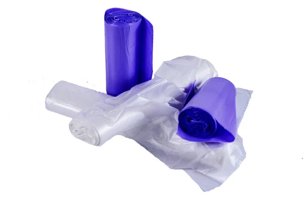 Die Verpackung der Polyethylen-Rollen — Stockfoto