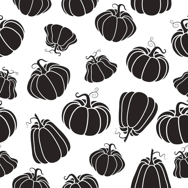 Modèle Citrouille Automne Dans Style Doodle Convient Pour Décorer Les — Image vectorielle