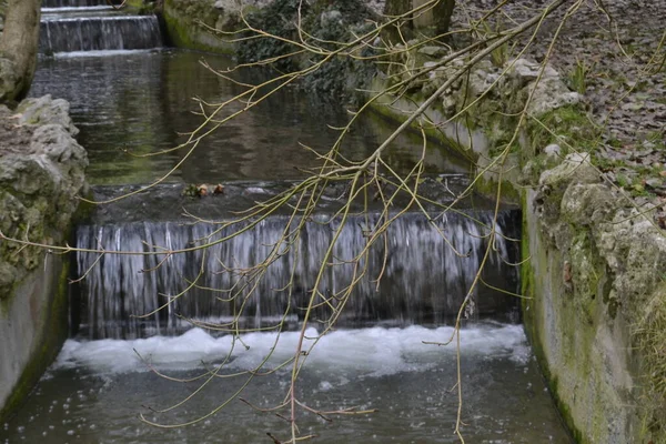 Fluss Parque Del Oeste Madrid — Stockfoto