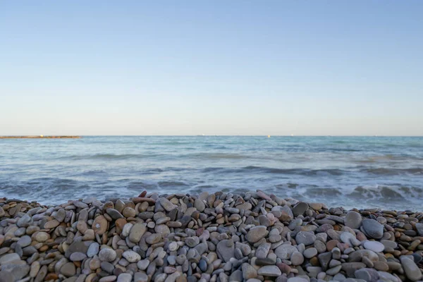 Μοναξιά Στη Θάλασσα Oropesa Del Mar Ισπανία — Φωτογραφία Αρχείου