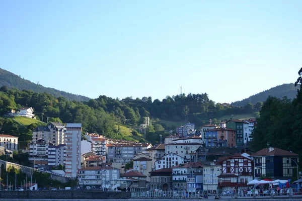 Vista San Sebastin Localizado Região Montanhosa Espanhola País Basco Conhecida — Fotografia de Stock