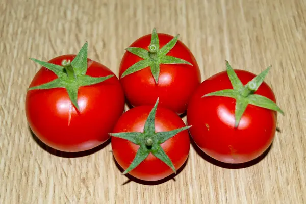 Stilleben Naturliga Tomater Planterade Hemma — Stockfoto