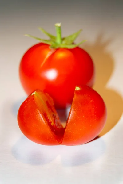 Nature Morte Tomates Naturelles Plantées Maison — Photo