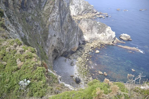 Faro Cabo Peas Encuentra Meseta Más Saliente Cabo Peas Distrito — Foto de Stock