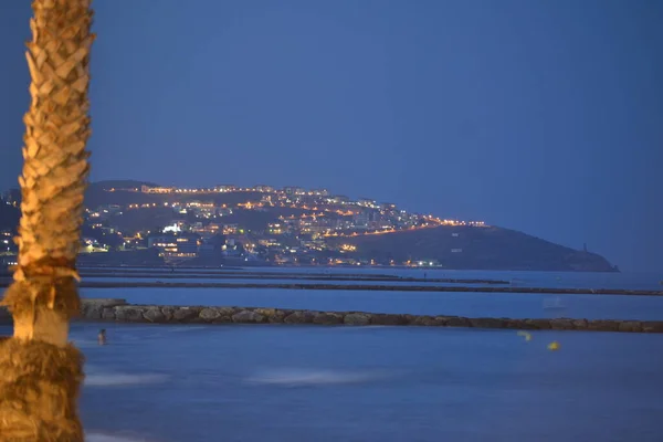 Playa Benicssim Sus Últimas Horas Luz Castelln España —  Fotos de Stock